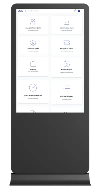 Totem de autoatendimento